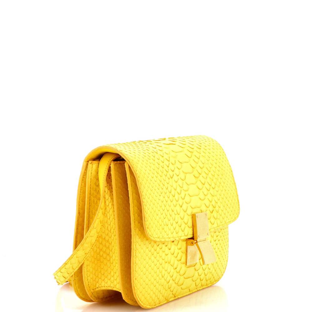 Celine Classic Box Bag Python Medium #244724C11B - Picture 2 of 8